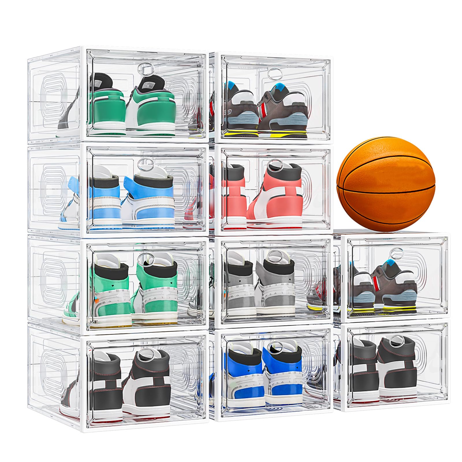 Amazon.com: caktraie 10 Pack Thicken Shoe Organizer